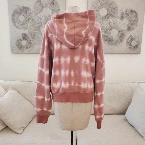 Free People Kelly Tie Dye Believer Hoodie Size Large Fireside Combo - Picture 11 of 16